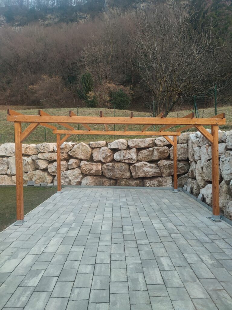 Costruzione pergolato in legno by GreenSystem48